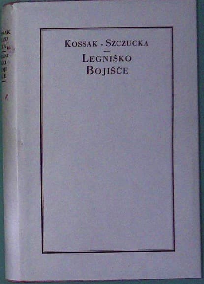 Naslovnica knjige Legniško bojišče