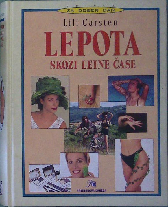 Naslovnica knjige Lepota skozi letne čase