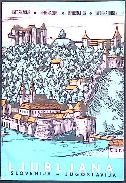 Naslovnica knjige Ljubljana (informacije)