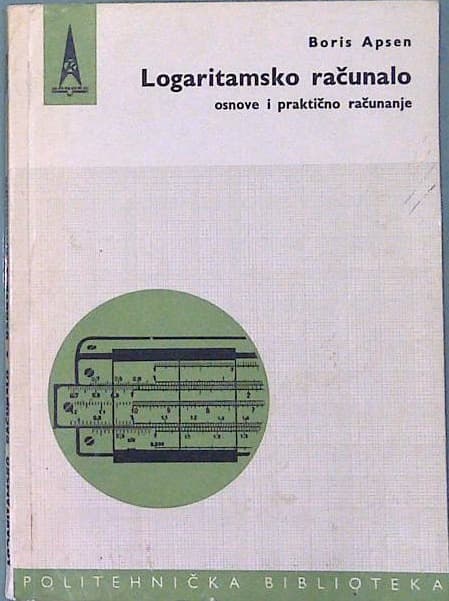 Naslovnica knjige Logaritmično računalo