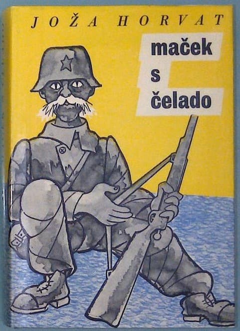 Naslovnica knjige Maček s čelado