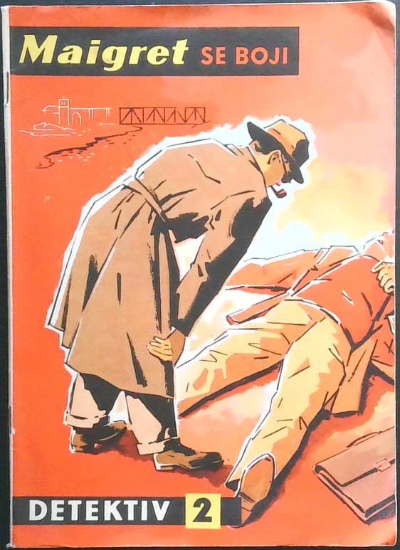 Naslovnica knjige Maigret se boji