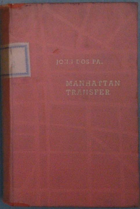 Naslovnica knjige Manhattan transfer