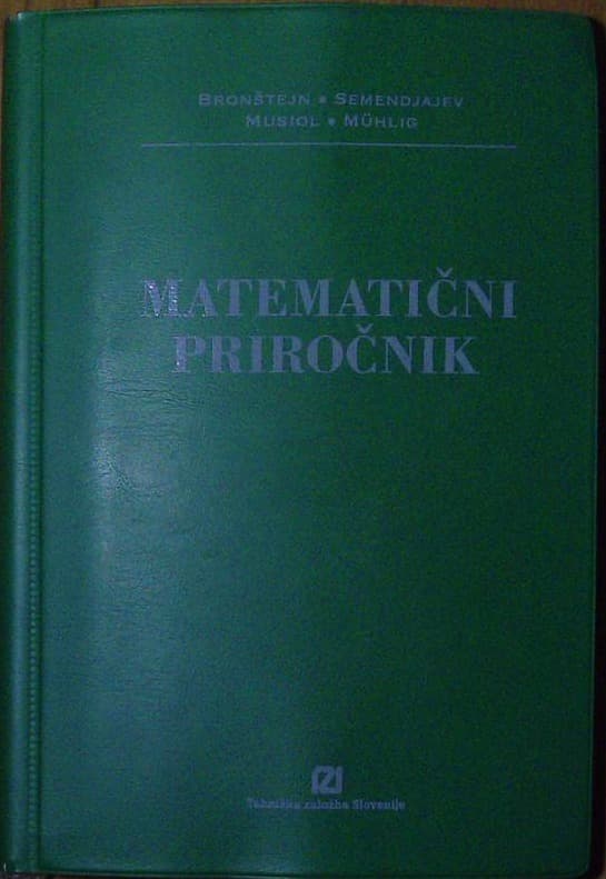 Naslovnica knjige Matematični priročnik