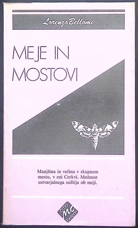 Naslovnica knjige Meje in mostovi