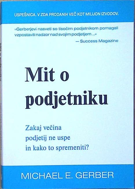 Naslovnica knjige Mit o podjetniku