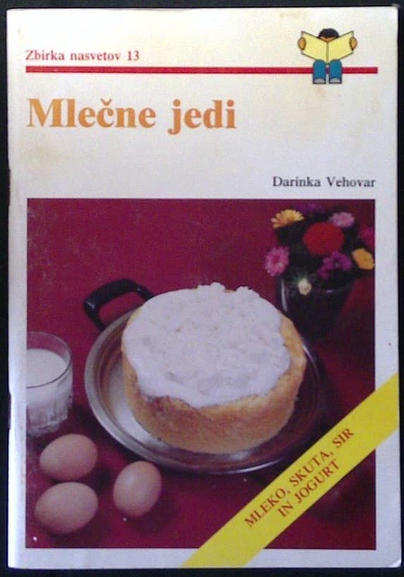 Naslovnica knjige Mlečne jedi