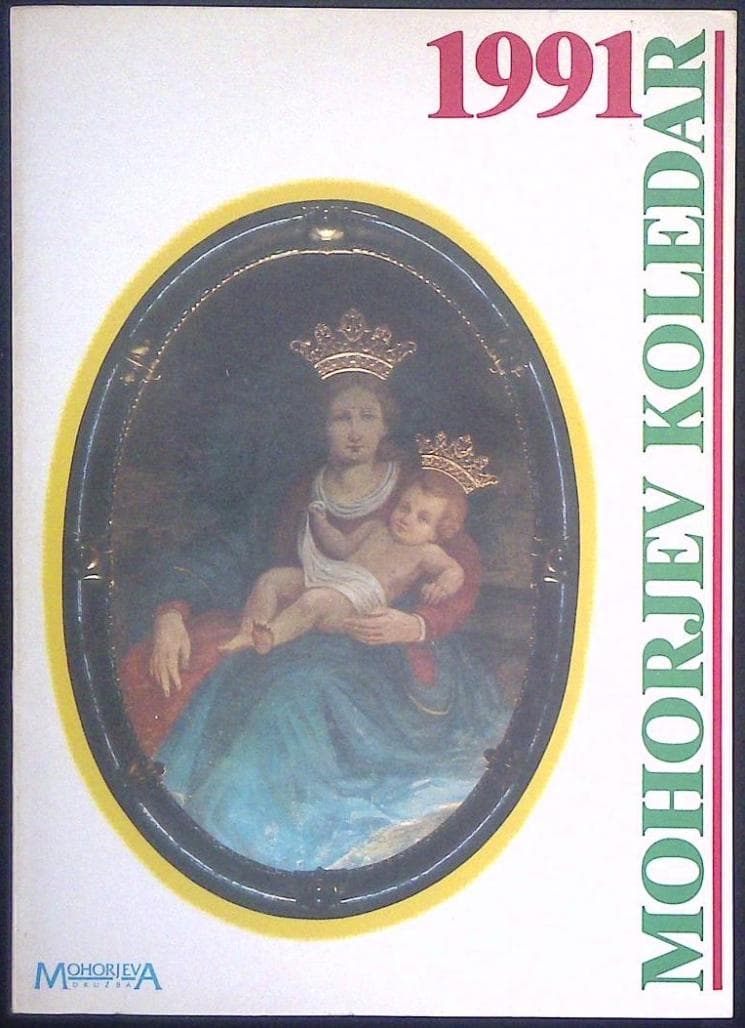 Naslovnica knjige Mohorjev koledar 1991