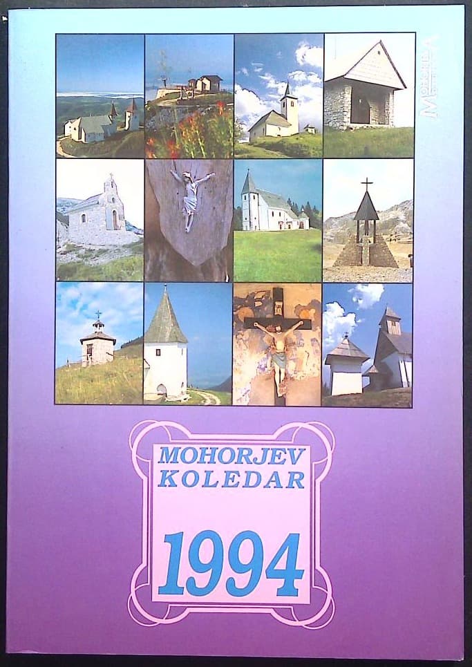 Naslovnica knjige Mohorjev koledar 1994