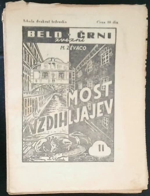 Naslovnica knjige Most vzdihljajev