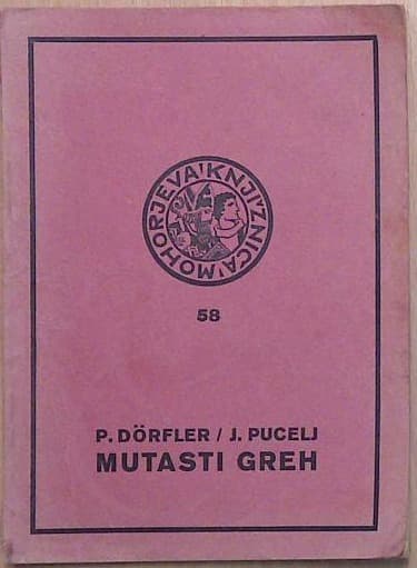Naslovnica knjige Mutasti  greh