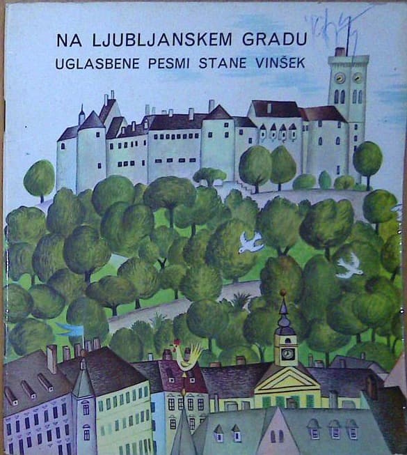 Naslovnica knjige Na ljubljanskem gradu