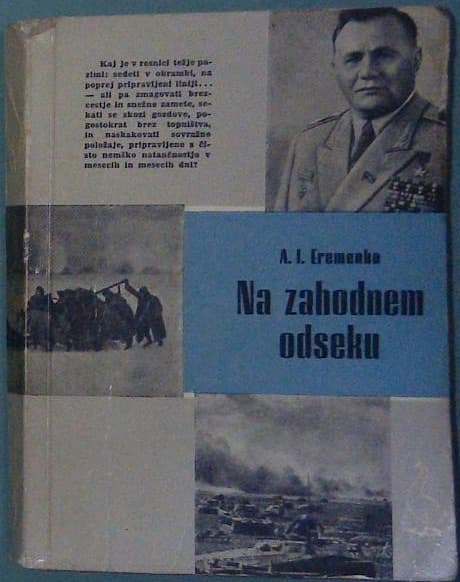 Naslovnica knjige Na zahodnem odseku