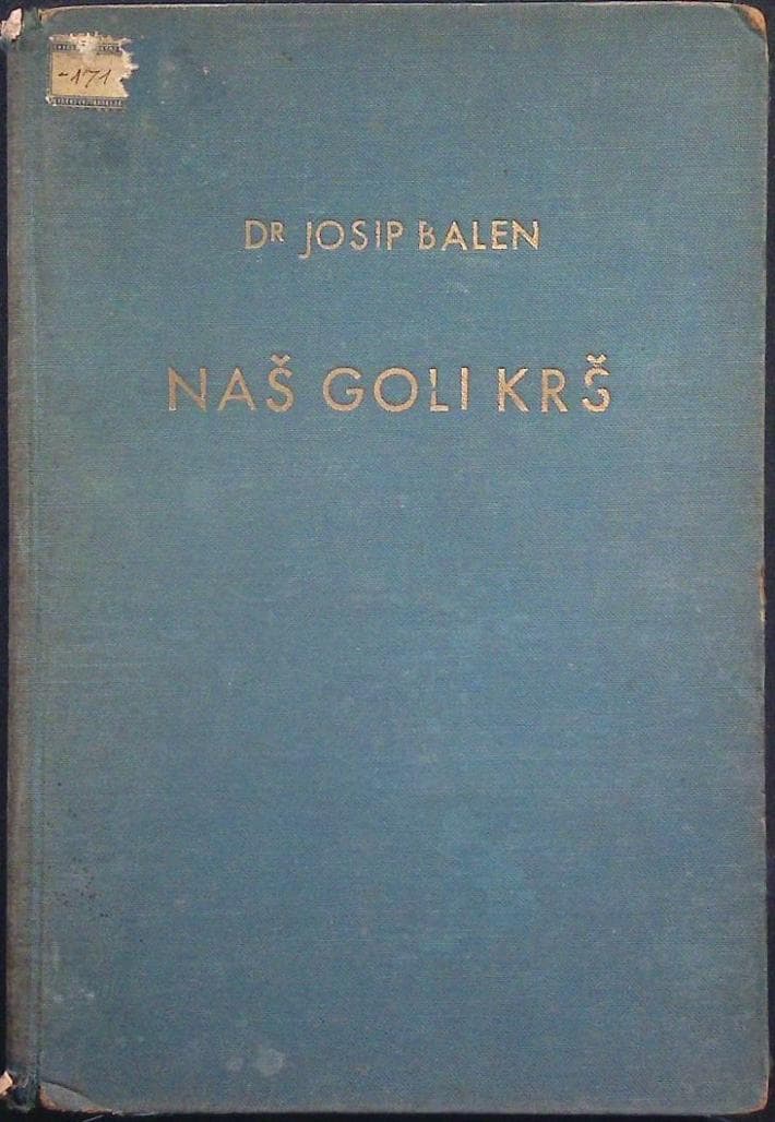 Naslovnica knjige Naš goli Krš