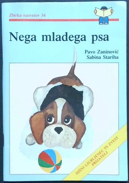Naslovnica knjige Nega mladega psa