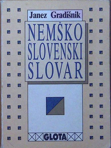 Naslovnica knjige Nemško - slovenski slovar