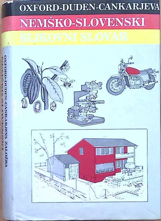 Naslovnica knjige Nemško-slovenski slikovni slovar