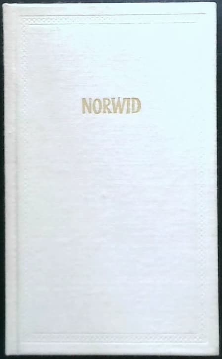 Naslovnica knjige Norwid 