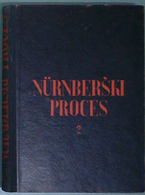Naslovnica knjige Nurnberški proces 2