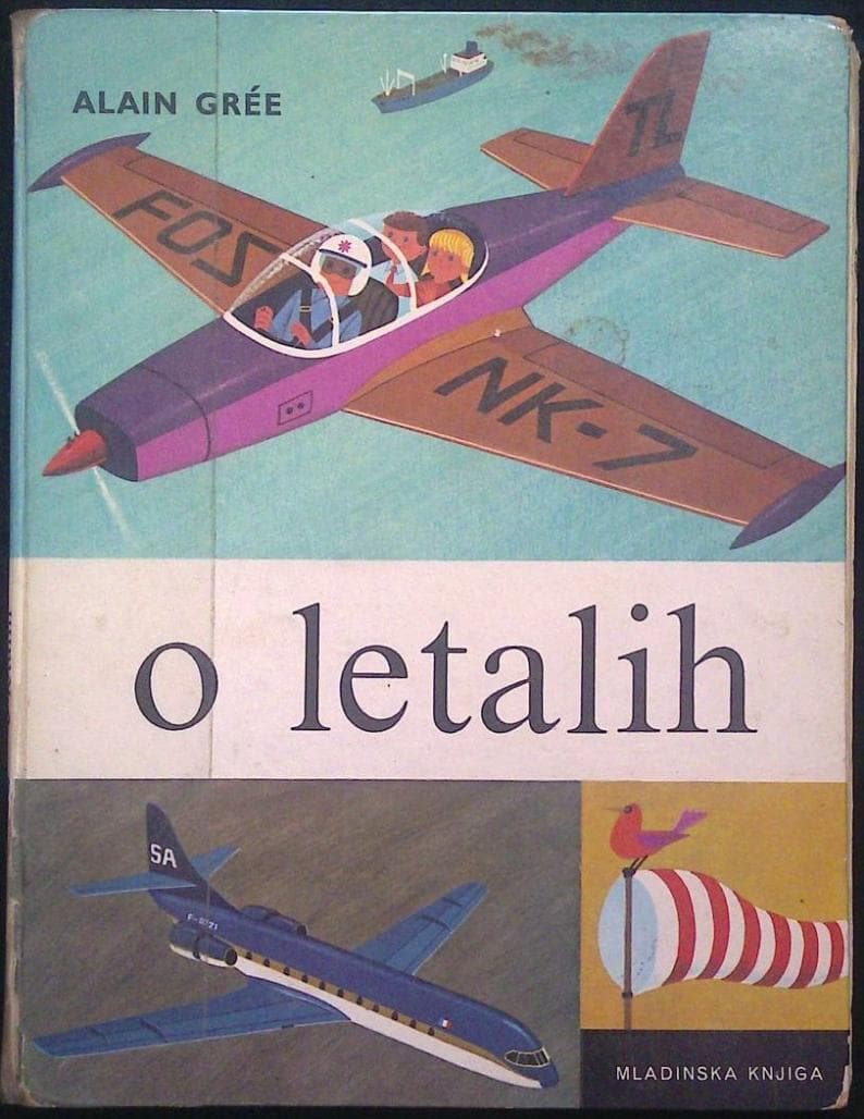 Naslovnica knjige O letalih