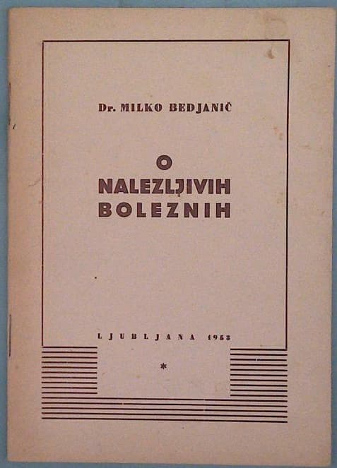 Naslovnica knjige O nalezljivih boleznih