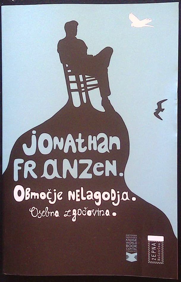 Naslovnica knjige Območje nelagodja