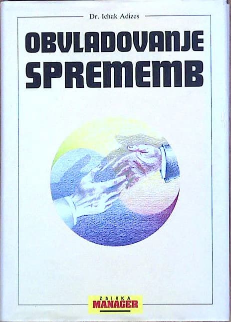 Naslovnica knjige Obvladovanje sprememb