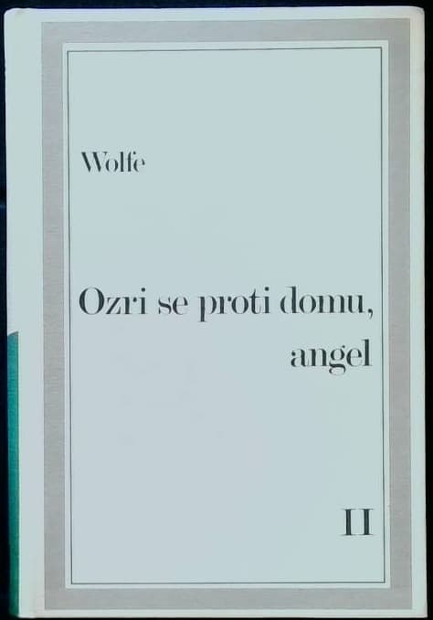 Naslovnica knjige Ozri se proti domu, angel II.