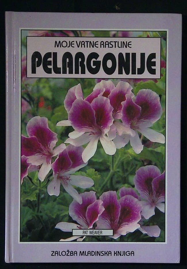 Naslovnica knjige Pelargonije
