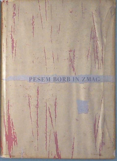Naslovnica knjige Pesem borb in zmag