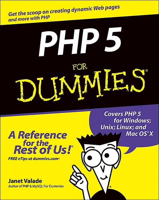 Naslovnica knjige PHP 5 for dummies