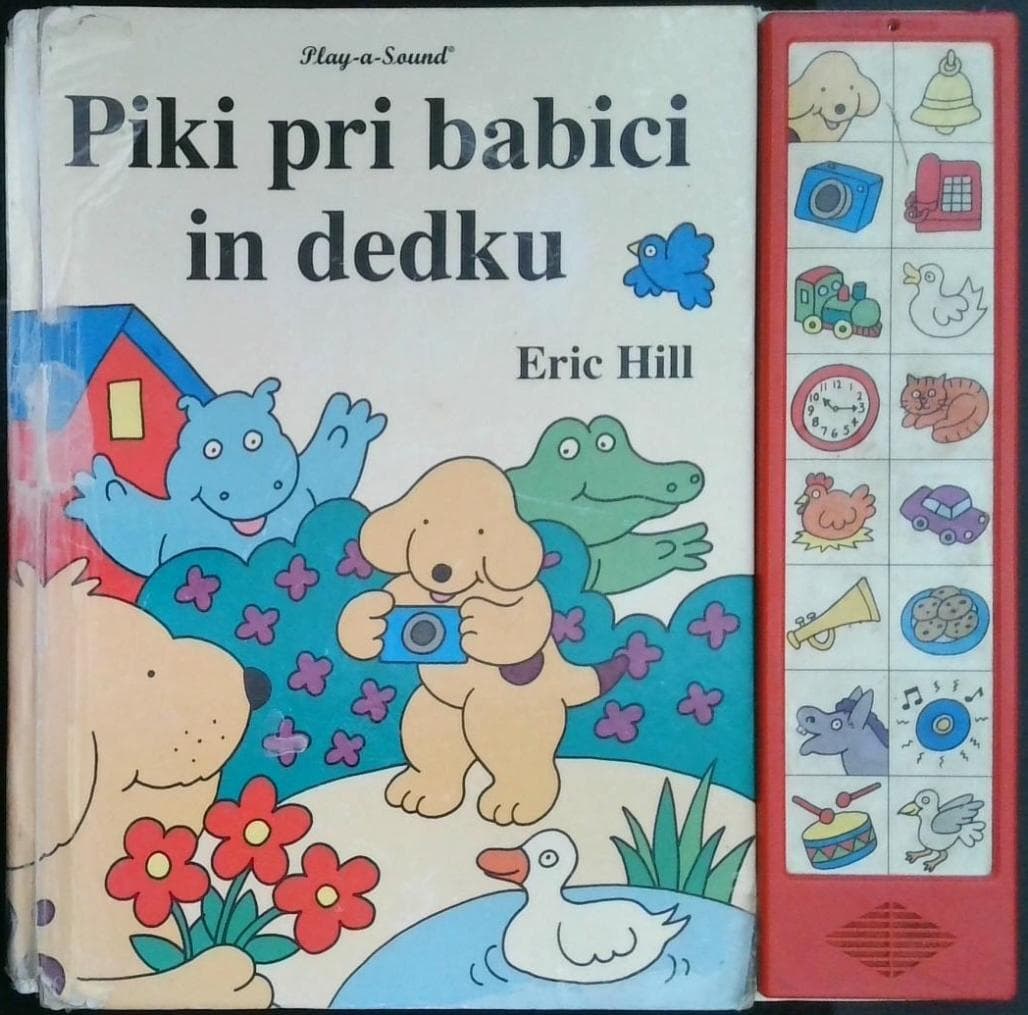 Naslovnica knjige Piki pri babici in dedku