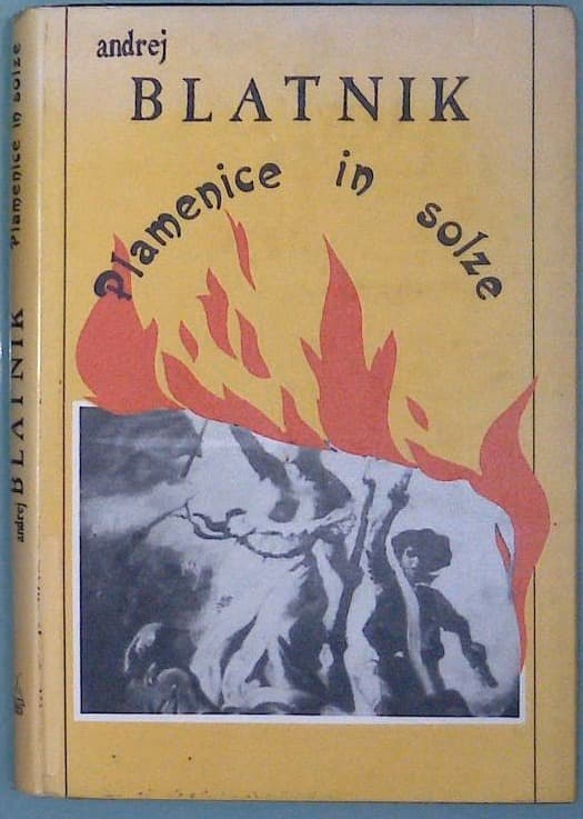 Naslovnica knjige Plamenice in solze