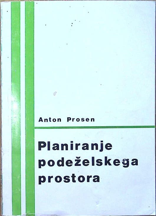 Naslovnica knjige Planiranje podeželskega prostora