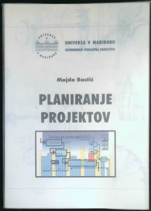 Naslovnica knjige Planiranje projektov