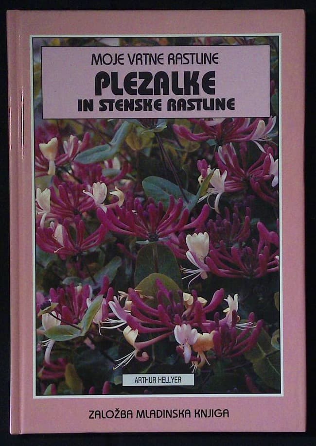 Naslovnica knjige Plezalke in stenske rastline