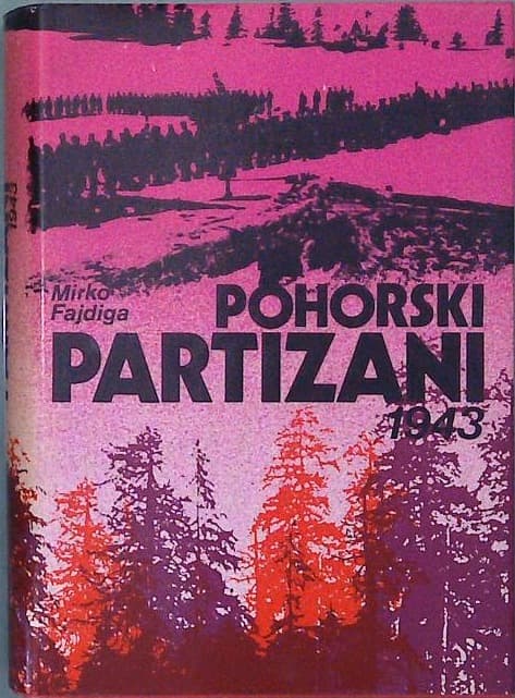 Naslovnica knjige Pohorski partizani