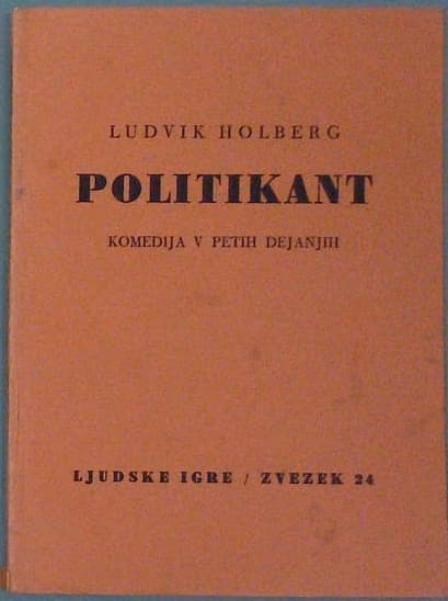 Naslovnica knjige Politikant (komedija v petih dejanjih)