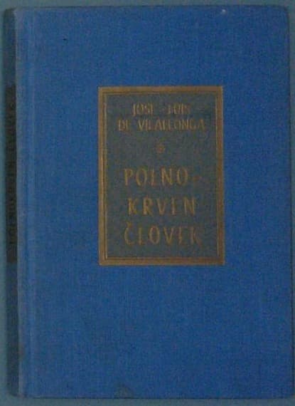 Naslovnica knjige Polnokrven človek