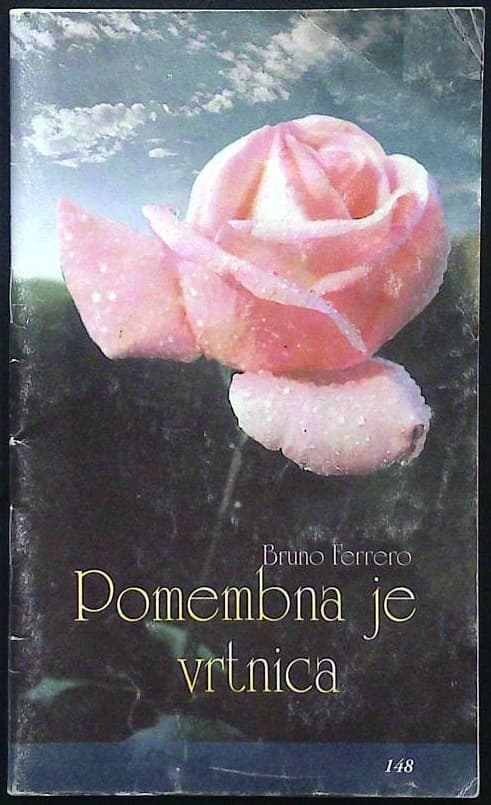 Naslovnica knjige Pomembna je vrtnica