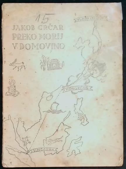 Naslovnica knjige Preko morij v domovino