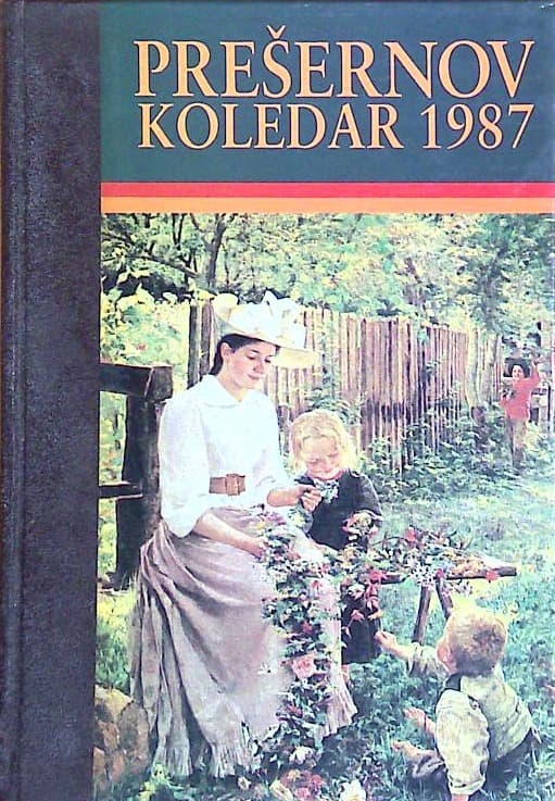 Naslovnica knjige Prešernov koledar 1987