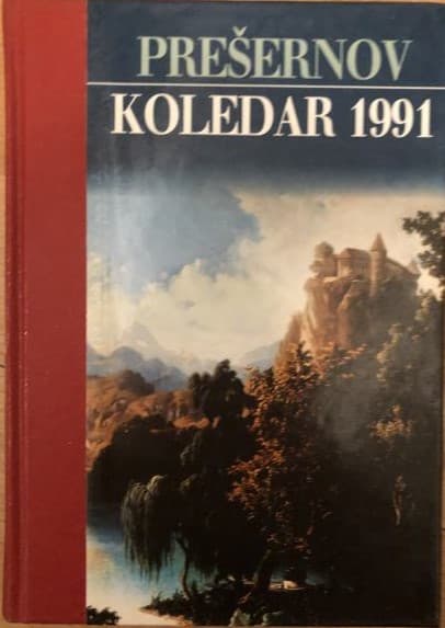 Naslovnica knjige Prešernov koledar 1991