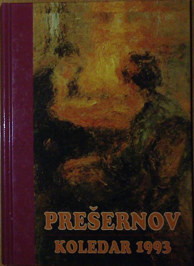 Naslovnica knjige Prešernov koledar 1993
