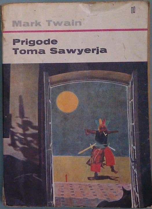 Naslovnica knjige Prigode Toma Sawyerja