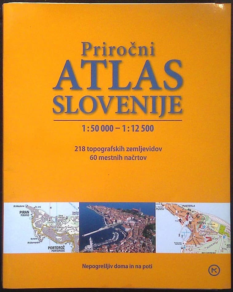Naslovnica knjige Priročni atlas Slovenije