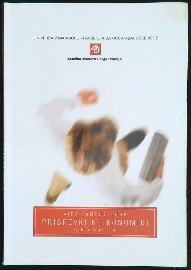 Naslovnica knjige Prispevki k ekonomiki