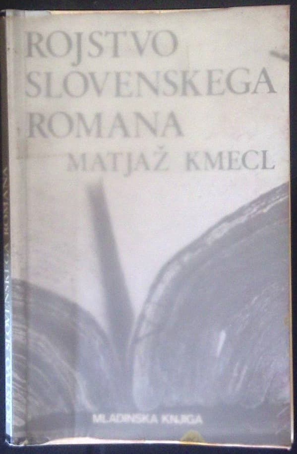 Naslovnica knjige Rojstvo slovenskega romana