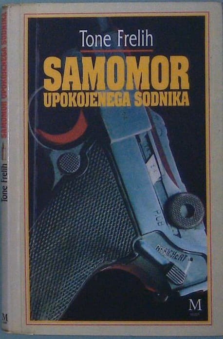 Naslovnica knjige Samomor upokojenega sodnika
