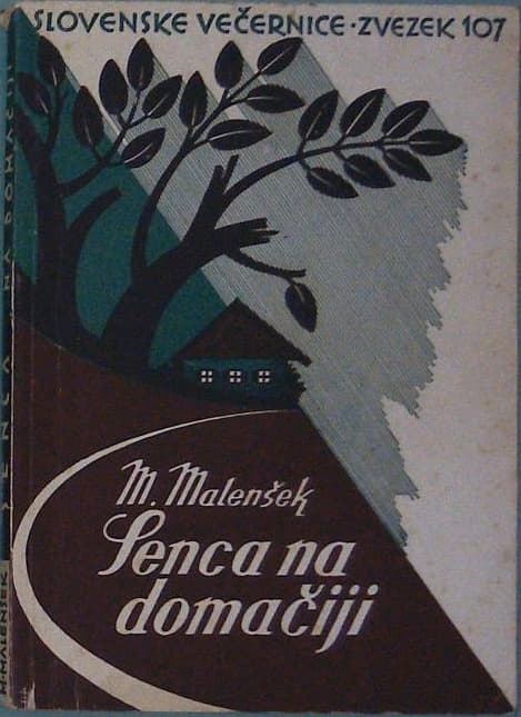 Naslovnica knjige Senca na domačiji